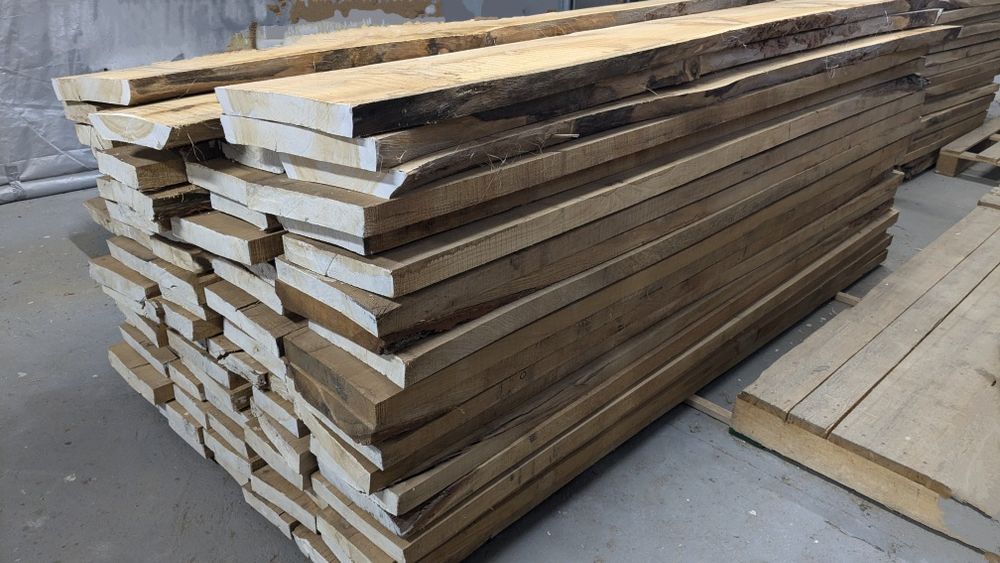 Tarcica dębowa sucha - 8% - deski dębowe po suszarni