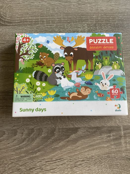 Продам набір 4 (чотирьох) дитячих пазлів dodo для діток  3+