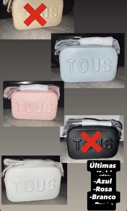 Malas tous varias cores
