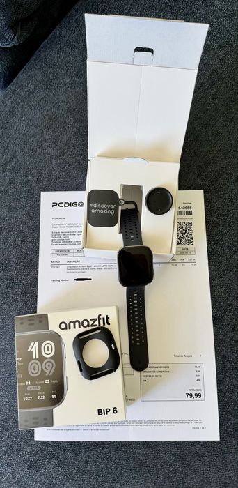 Relógio Amazfit Bip 6 como novo + Ofertas