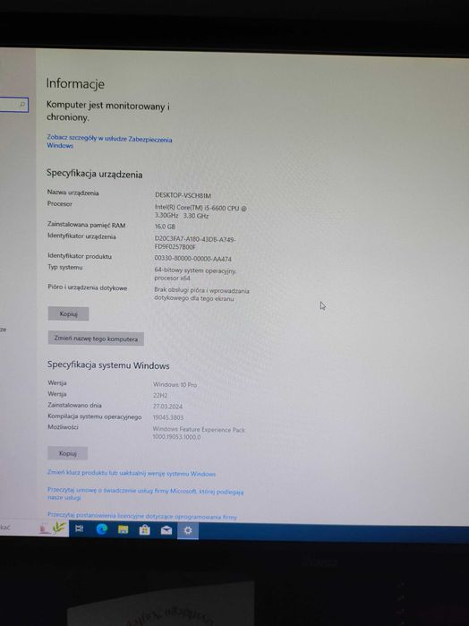 Komputer PC + 2 monitory iiyama | i5 / 16GB RAM / GTX 970 | Win 10 Pro
