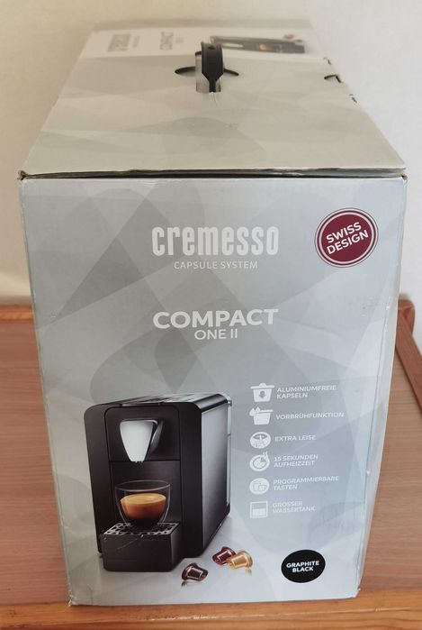 Cremesso Compact нова кавомашина кавоварка капсульна