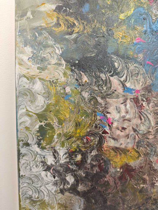 Pintura original de Rita Cristina Ghise assinada pela artista - 5 FOTOS