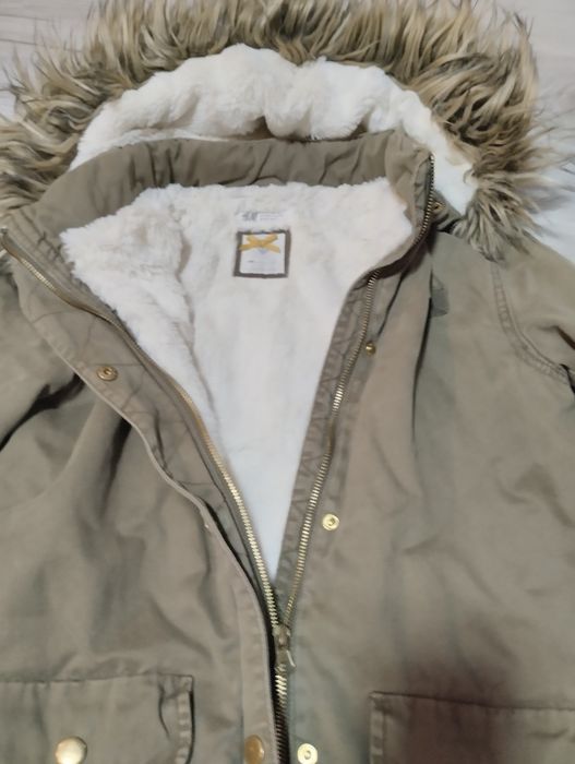 Куртка парка H&M зимова для дівчинки 9-10 років нова без бірки
