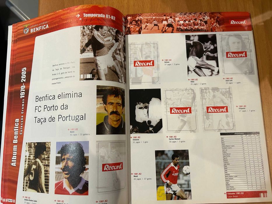 Album do Benfica - Caderneta