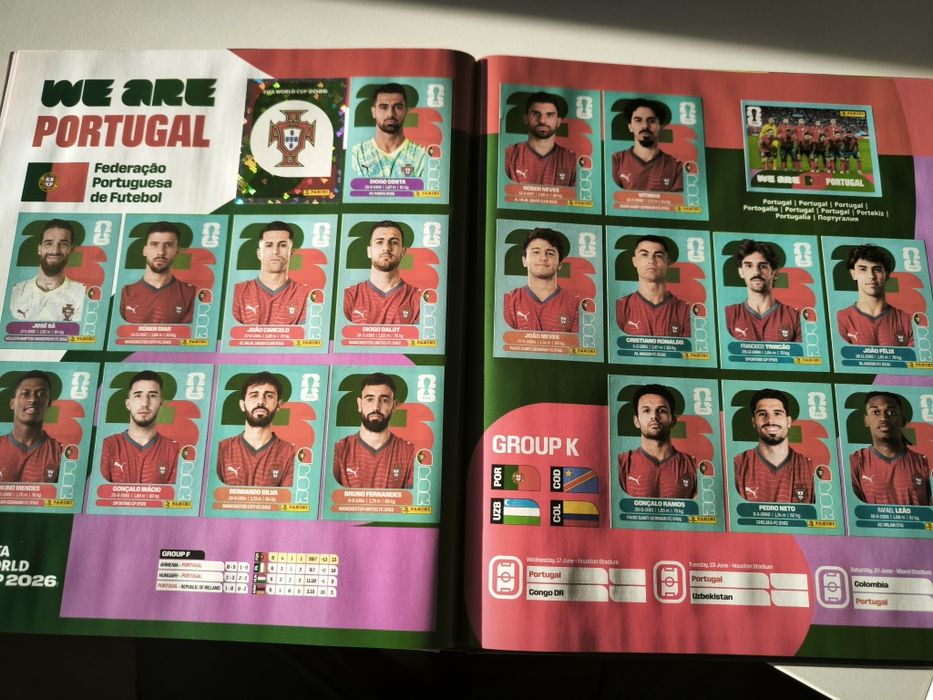 Caderneta capa dura mundial 2026 Panini