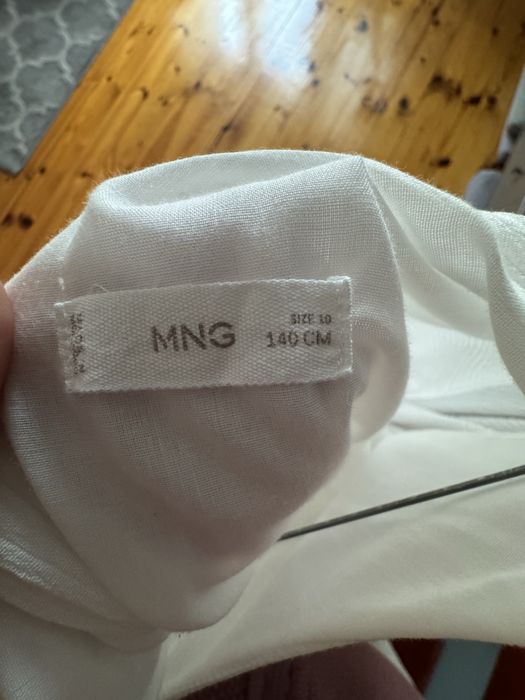 Kombinezon biały na komunie Mango 134/140