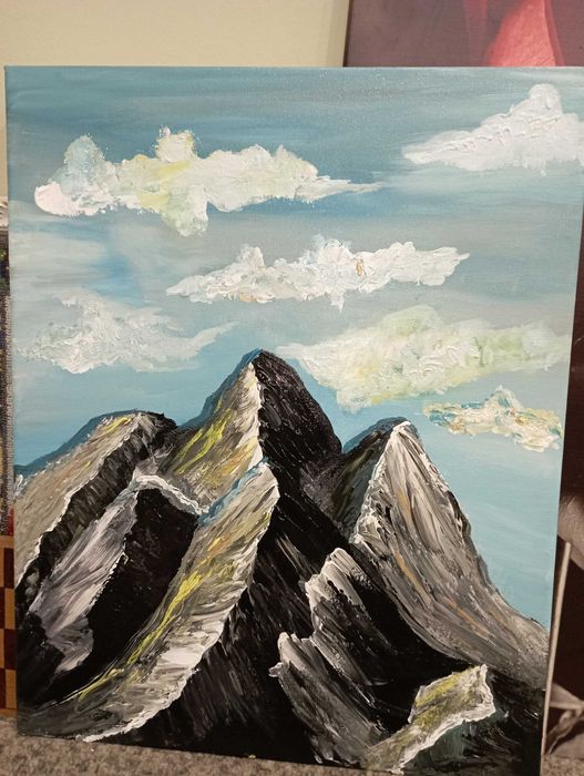 Картина "Гори" акрил