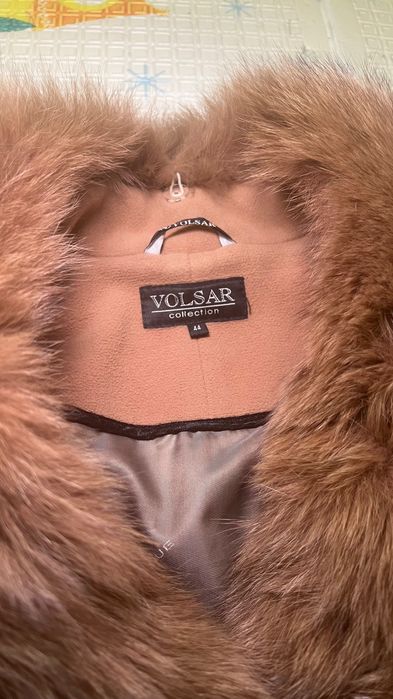 Пальто Volsar collection з хутром песця. 100% якість