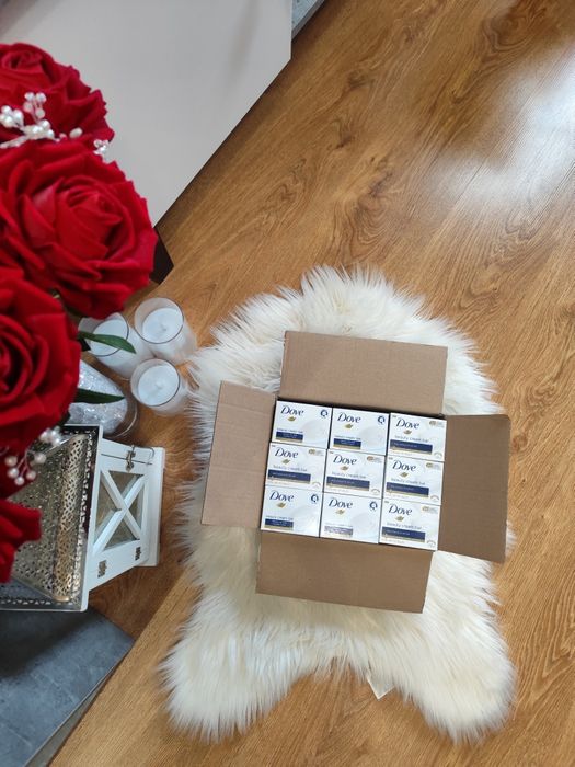 Karton mydeł Dove 27 sztuk