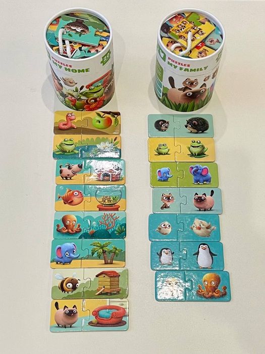 Розвиваючий пазл «Мій дім» / «Моя сімя» від Puzzlika, 2+ роки
