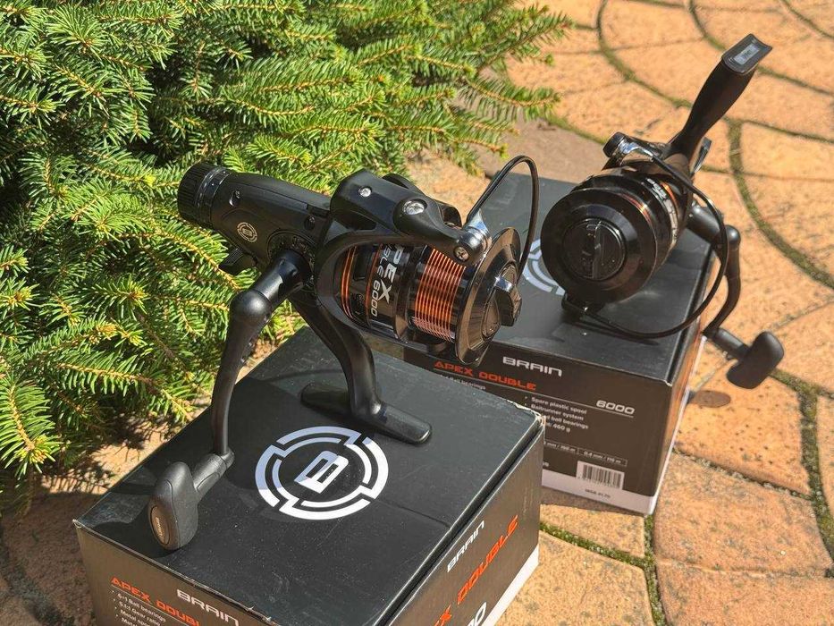 Карповая катушка Brain Apex Double Baitrunner 3000-4000-5000-6000