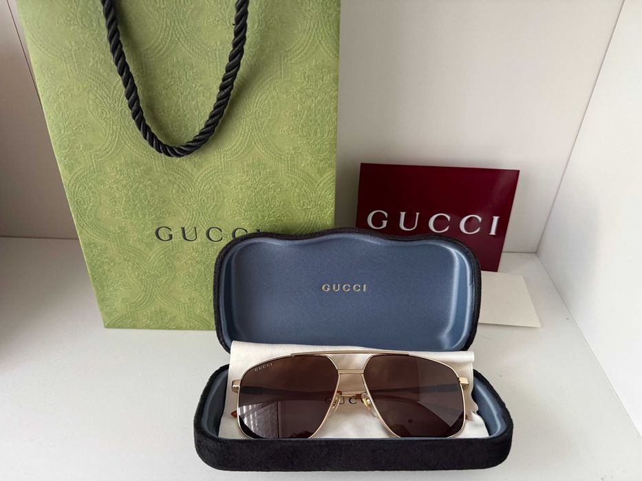 Okulary Gucci przeciwsłoneczne - męskie