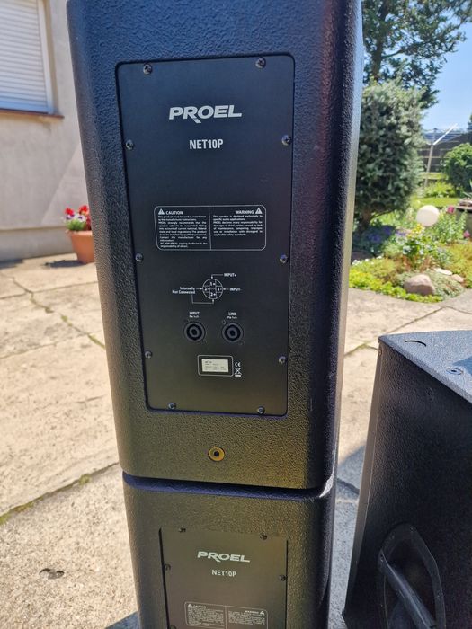 2 kolumny Proel net-10p ,super stan cena za 2 sztuki