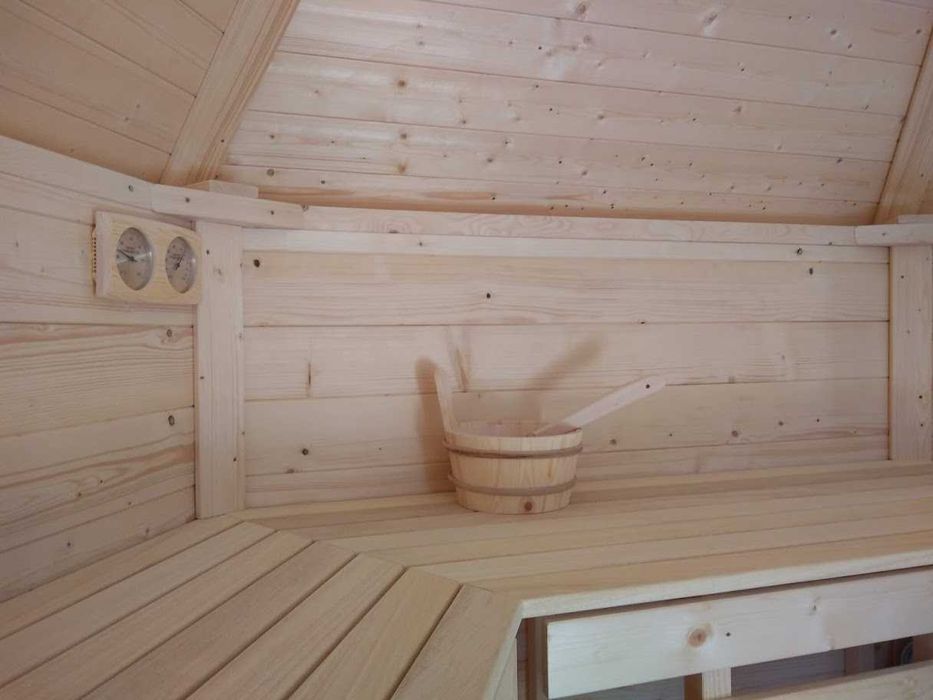Sauna 7m2 ruska bania sauna fińska ogrodowa