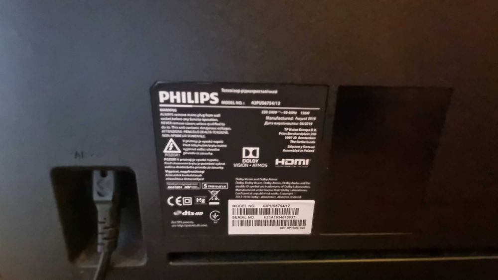 Philips 6700 series Smart TV LED 4K UHD 43PUS6754/12