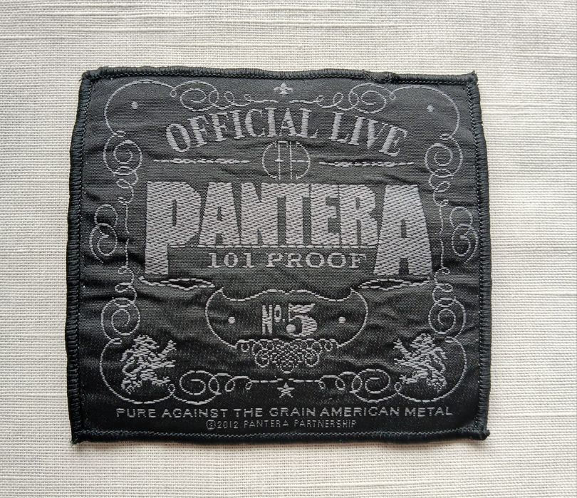 Оригинал нашивка патч группы Pantera