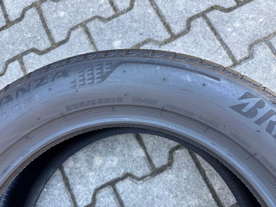 2x Nowe opony letnie 235/55r18 100V BRIDGESTONE Turanza T005 (2022r)