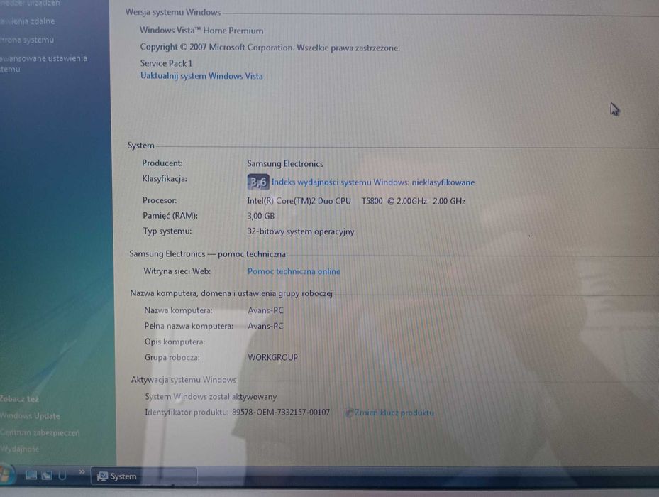 Notebook Samsung R510 15,6" 240Gb 3Gb ram