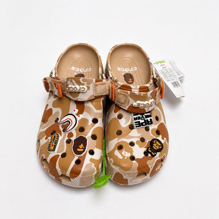 В НАЯВНОСТІ Crocs x Bape | крокси бейп | кроксы A Bathing Ape
