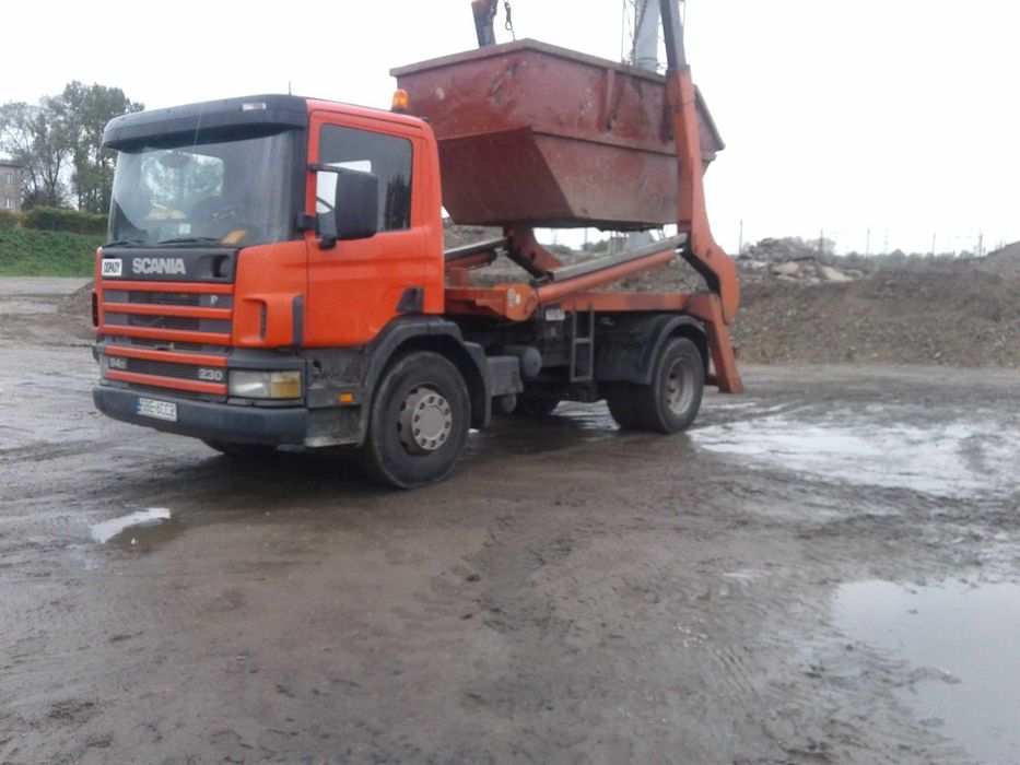 kontener na gruz wywóz gruzu śmieci utylizacja kontyner koleba wynajem