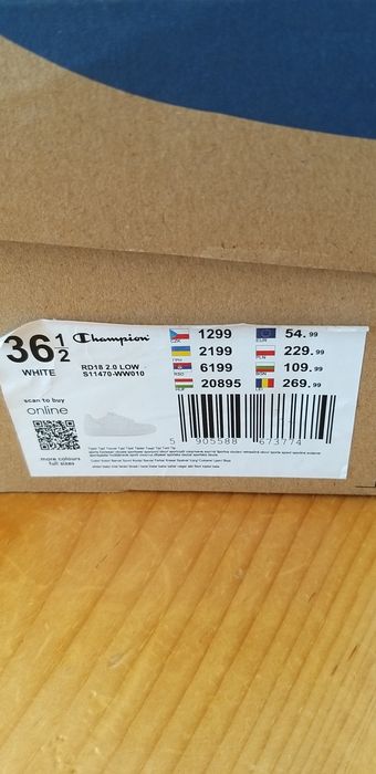 Buty sportowe sneakersy Champion r 36.5