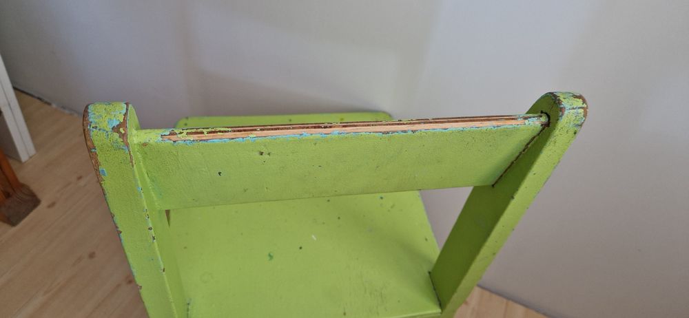 Krzesełko dziecięce drewniane zielone