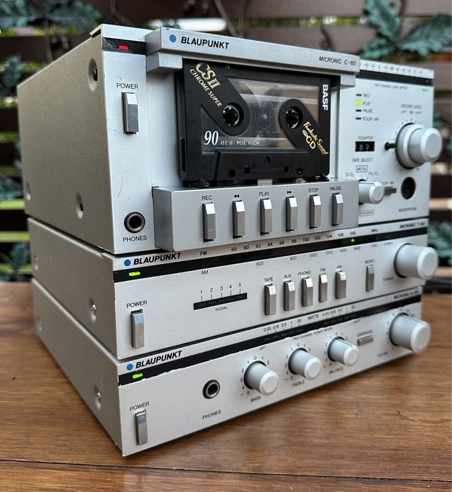 Mikrowieża BLAUPUNKT MICRONIC 60 wzmacniacz tuner deck