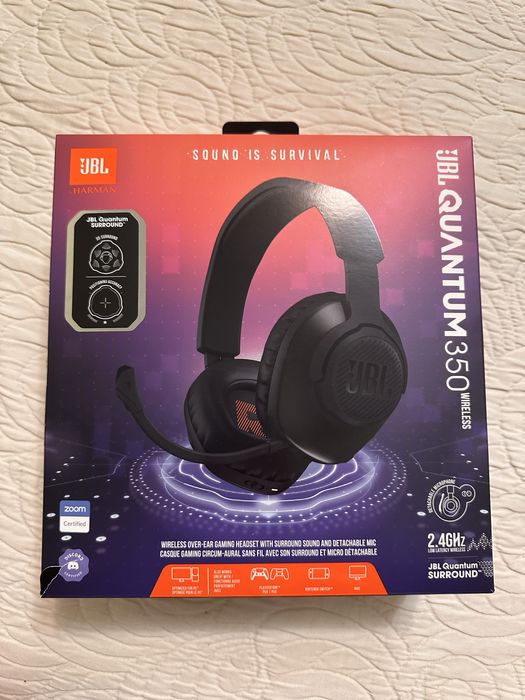 Навушники бездротові JBL модель QUANTUM350WIRELESS