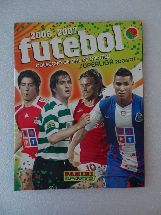 Caderneta de cromos de futebol Futebol 2006/2007 Panini (tem 6 cromos)