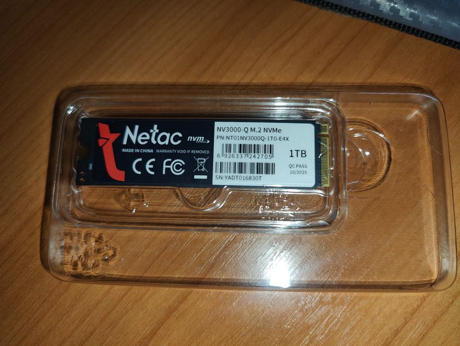 SSD 1 tb NVNe M2 Netac