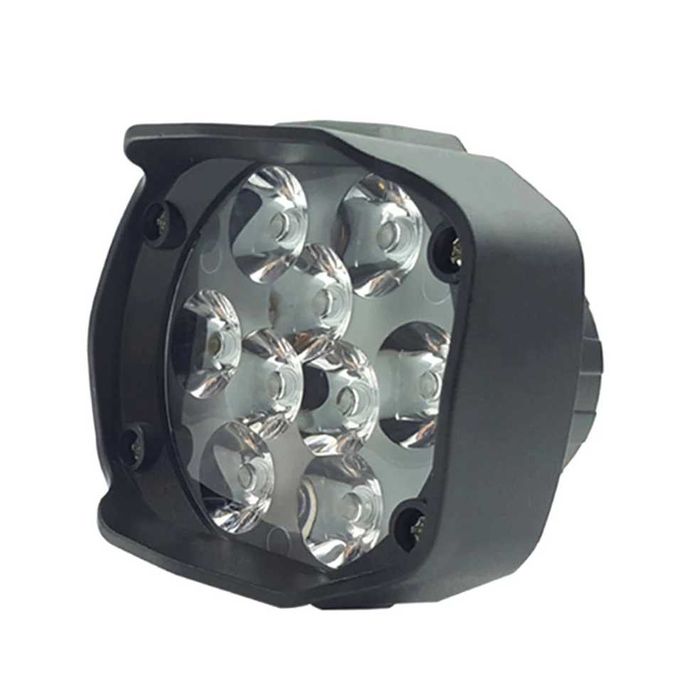 Par de faróis auxiliares 9 LED interruptor