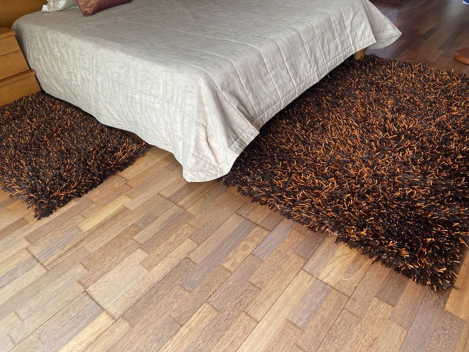 Trio de tapetes quarto