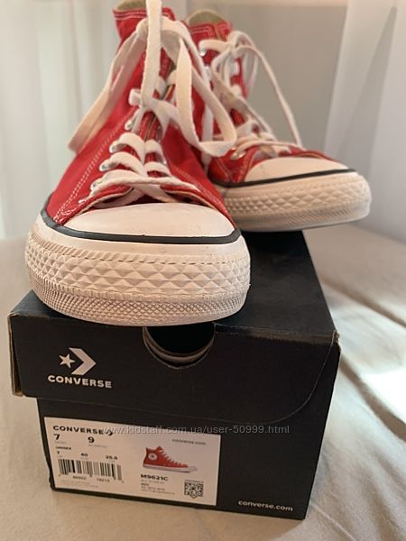 Кеды convers unisex 7/9 25.5 см