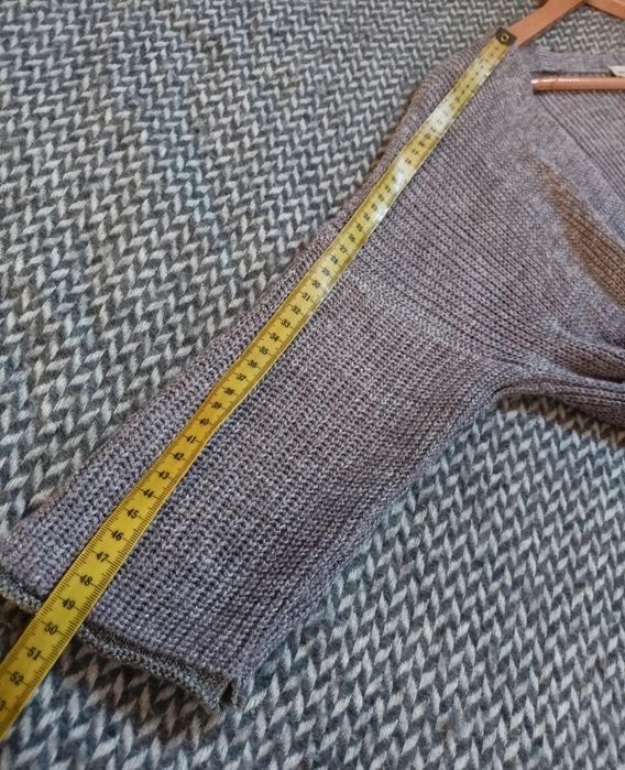 Sweter/ Kardigan jedwab + len  Bruno Manetti/ Roz Uniwersalny