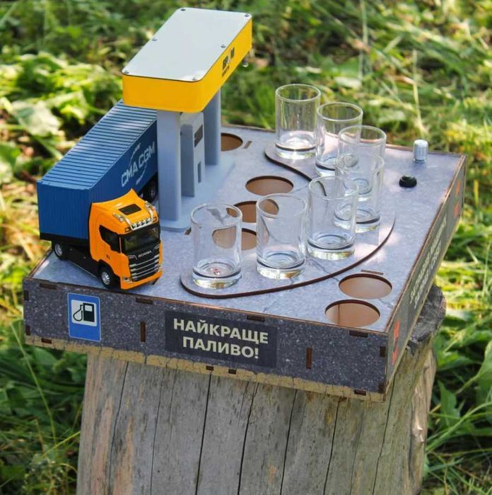 Автоматичний наливатор Комбайнер на 7 чарок автобармен наливайка МАН