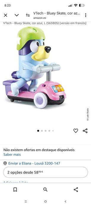 Trotinete Interativa da Bluey