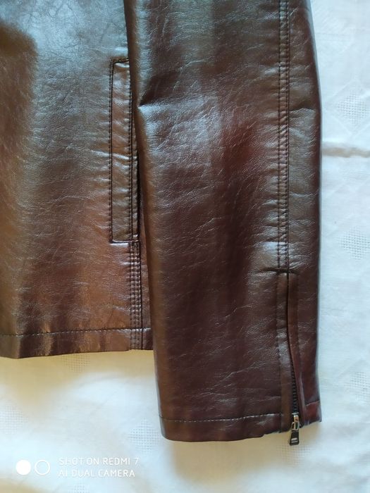 Куртка чоловіча з штучної шкіри