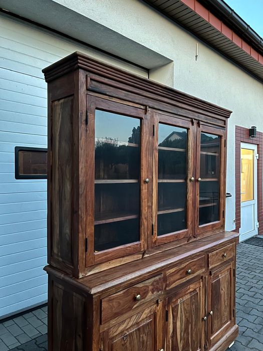 Piękny kredens kolonialny - super stan - palisander indyjski