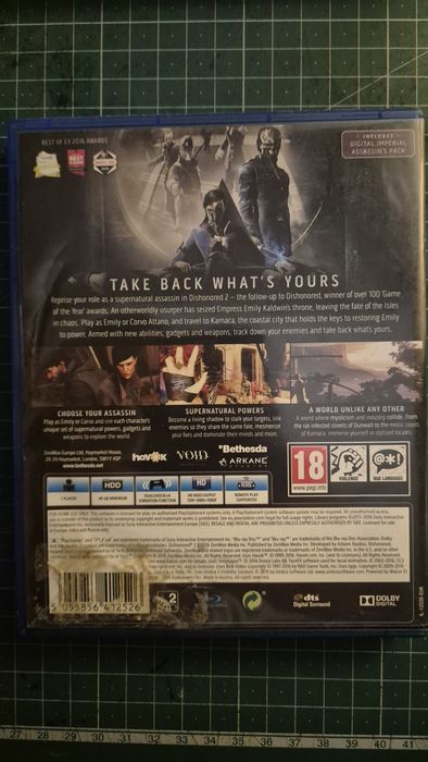 Dishonored2  ps4