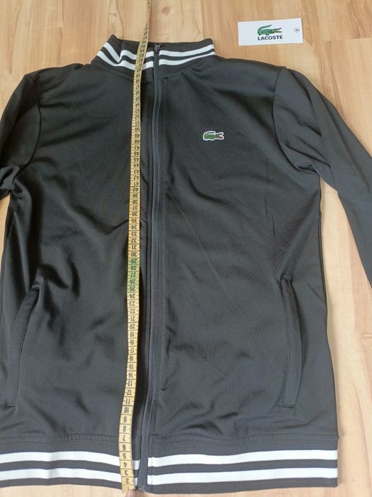 Rozpinana Bluza Sportowa Czarna ze Ściągaczami