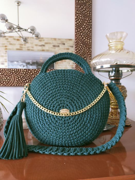 Torebka na szydełku XL