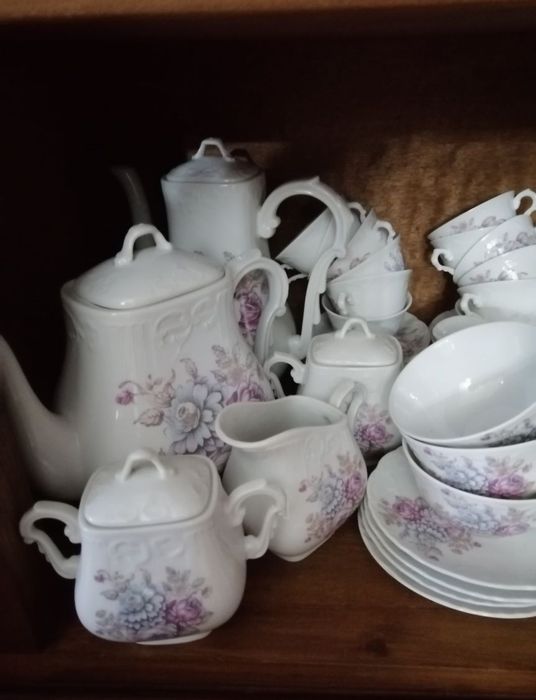 Serviços de chá e café da Vista Alegre