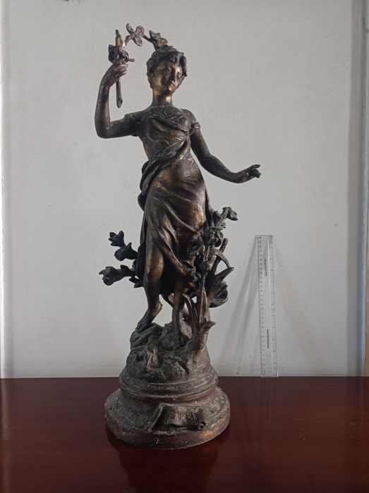 Estatueta em peltre Ete