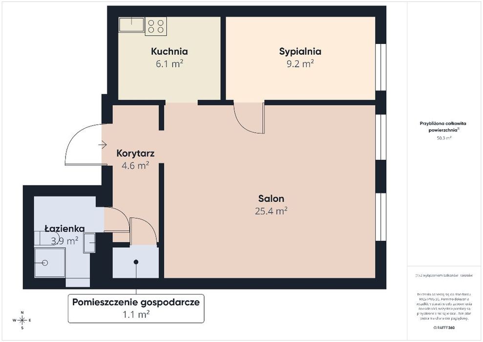 Mieszkanie 2 pokojowe przy Rynku, wolne od zaraz