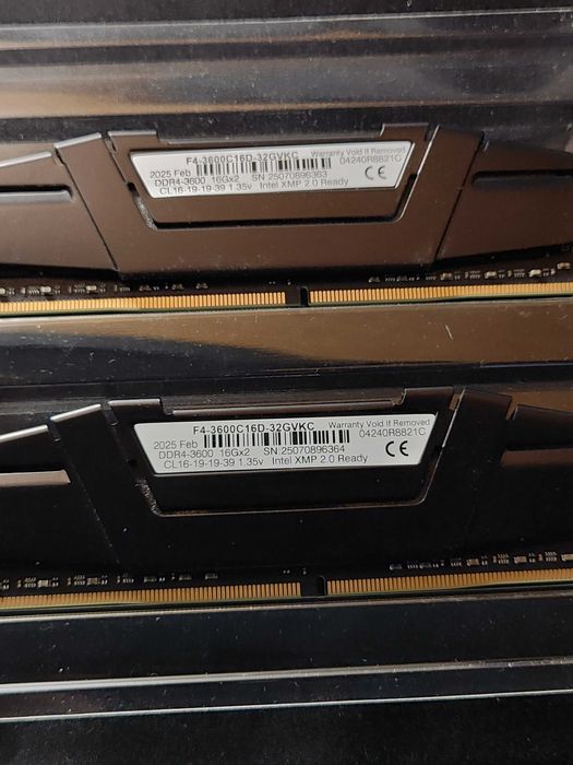 Pamięć Ram G.Skill Ripjaws 2x16gb 3600MHZ CL16 DDR4