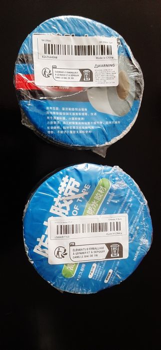 Fita isoladora de borracha butilica e alumínio 5cmx5m