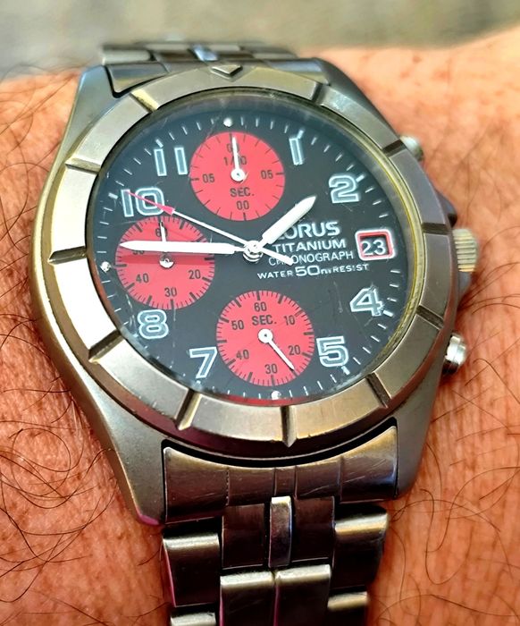 Relógio Lorus Titanium Chronograph,entrego em mão Lisboa ou envio CTT