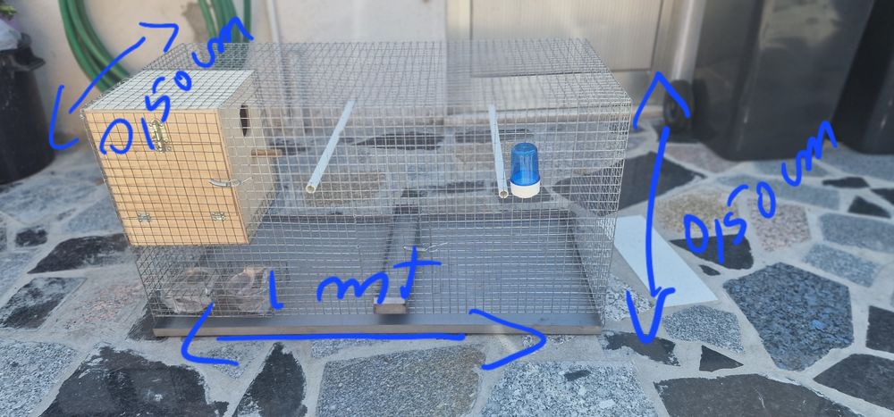 Gaiolas para criação