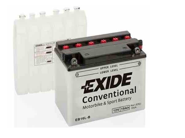 Akumulator EXIDE YB16L-B / EB16L-B  12V-19Ah